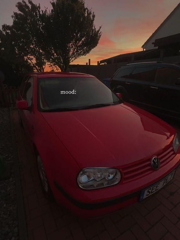 Gebraucht VW Golf III Basis 75 PS (55 kW) 1998 Rot Kleinwagen