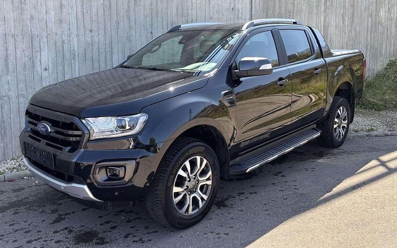 Schwarz Gebraucht 2022 Ford Ranger Wildtrack Abholung | 32.990 € (Superpreis) - Bild 1/4