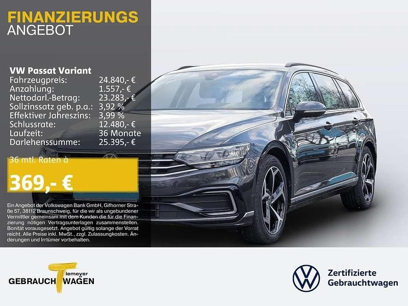 Mangangrau metallic Gebraucht 2022 VW Passat GTE Kombi | 24.840 € (Fairer Preis) - Bild 1/4
