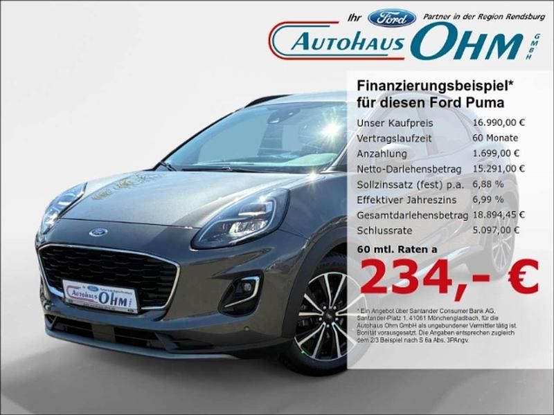 Grau Gebraucht 2020 Ford Puma Titanium X SUV | 16.990 € (Etwas zu teuer) - Bild 1/3