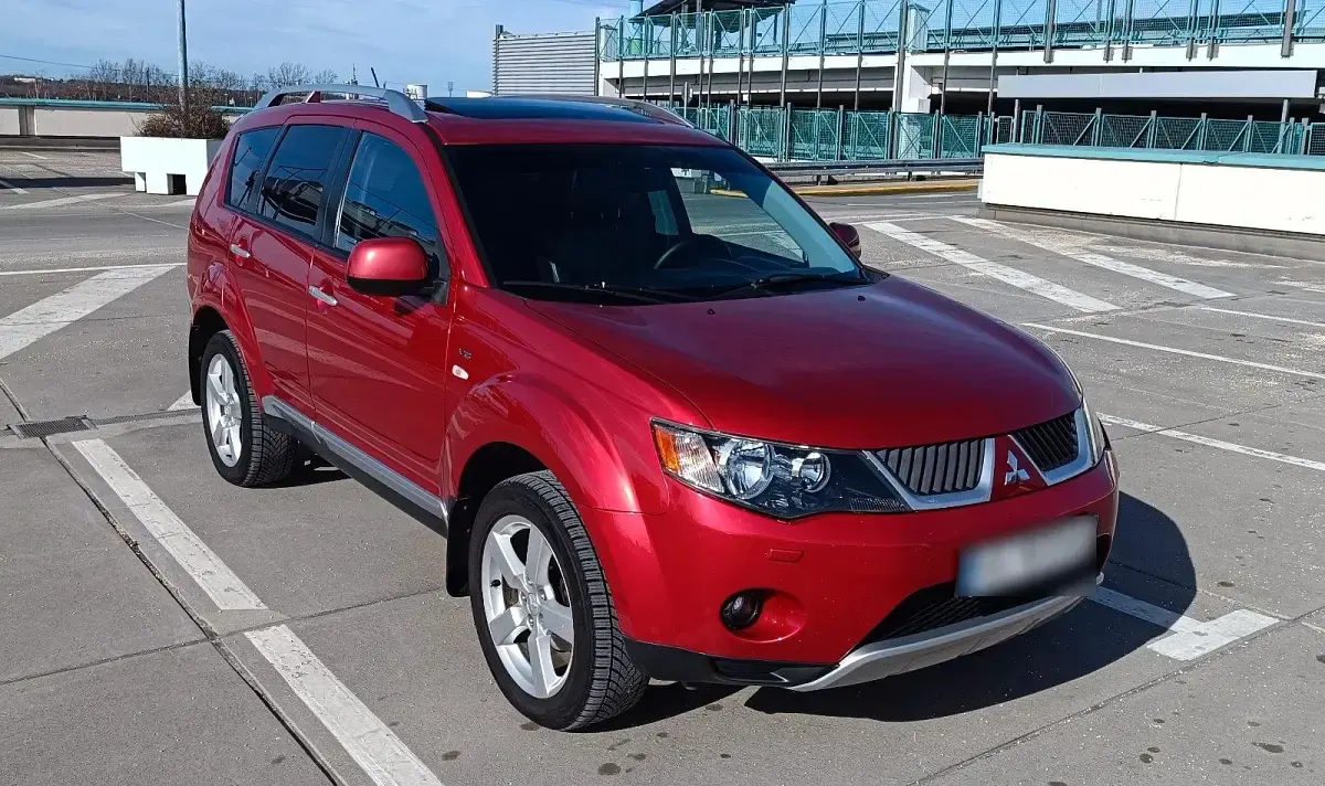 Gebraucht Mitsubishi Outlander 2008 Rot SUV