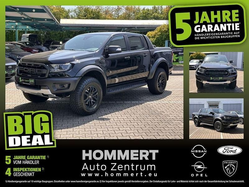 Obsidianschwarz metallic Gebraucht 2021 Ford Ranger Raptor Abholung | 37.890 € (Teuer) - Bild 1/4