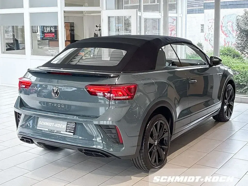 Gebraucht VW T-Roc Cabriolet R-line 150 PS (110 kW) 2023 Blau Cabrio