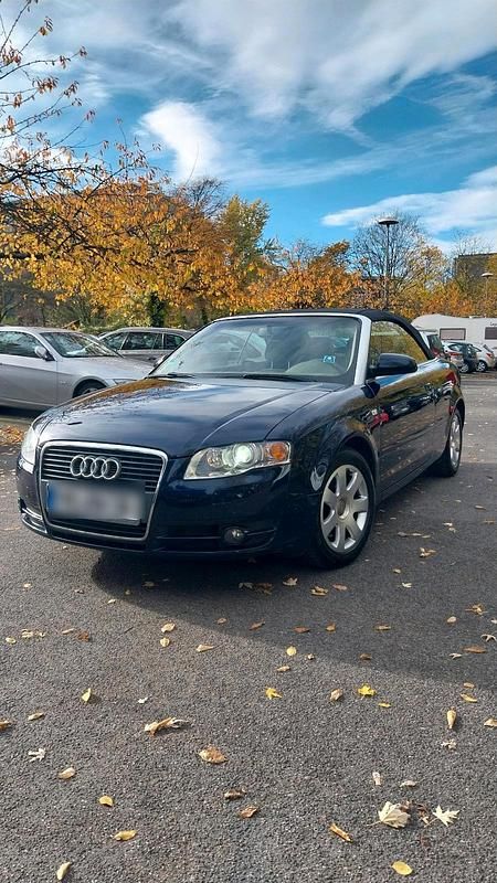 Blau Gebraucht 2007 Audi A4 Cabriolet Cabrio | 4.499 € (Superpreis) - Bild 1/4