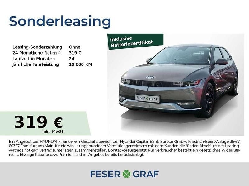 Mystic olive Gebraucht 2022 Hyundai Ioniq 5 Dynamiq SUV | 29.890 € (Superpreis) - Bild 1/4