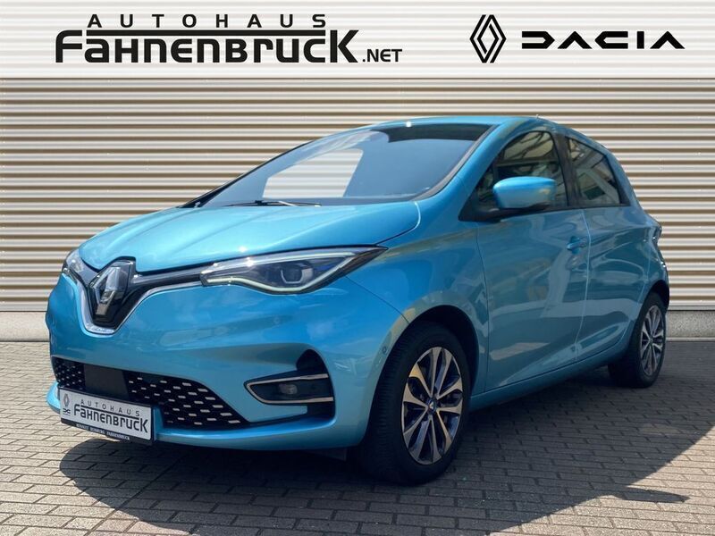 Blau (aquamarinblau (blau)) Gebraucht 2021 Renault Zoe Intens Kleinwagen | 14.890 € (Fairer Preis) - Bild 1/4