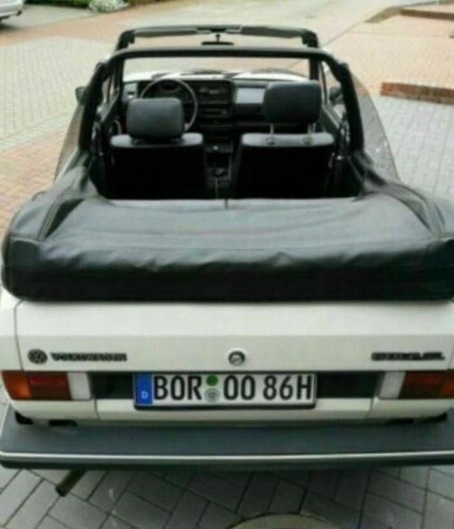 Weiß Gebraucht 1986 VW Golf Cabriolet Edition Cabrio | 999.999 € - Bild 1/4