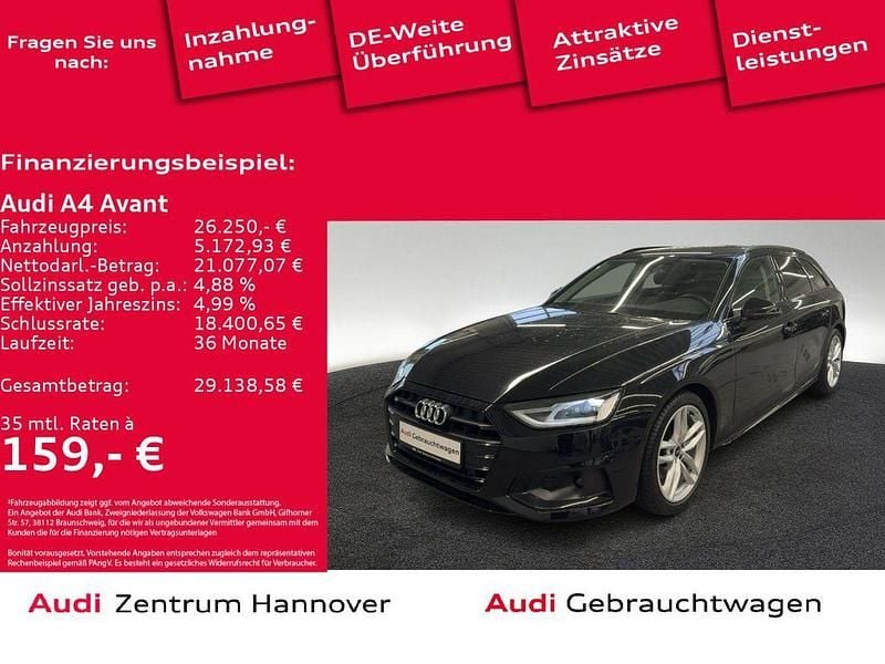 Gebraucht Audi A4 Advanced Plus 204 PS (150 kW) 2023 Mythosschwarz metallic Kombi