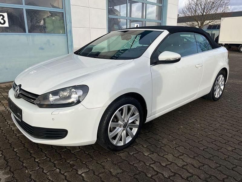 Weiß Gebraucht 2013 VW Golf Cabriolet Cabrio | 4.999 € (Superpreis) - Bild 1/4