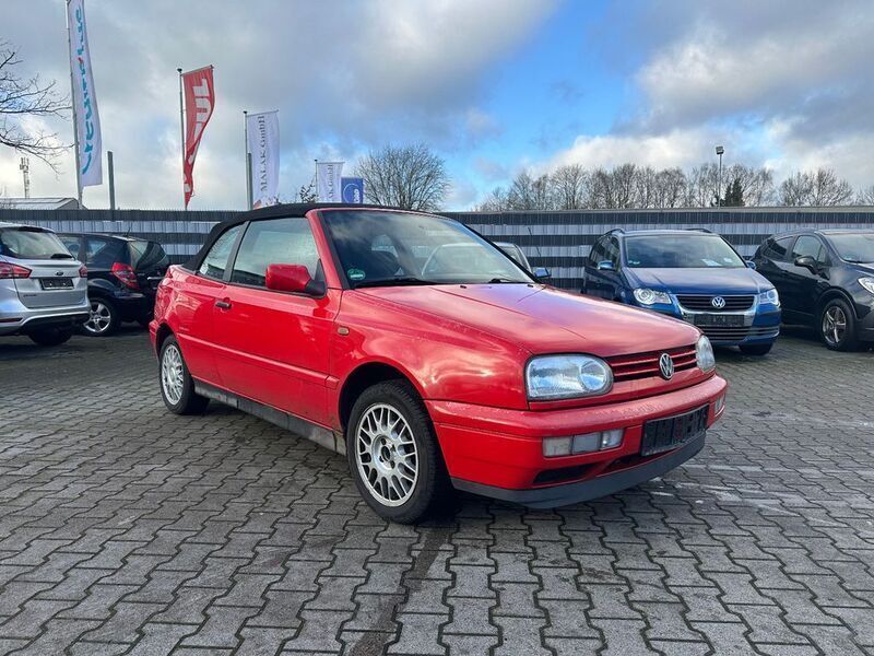 Rot Gebraucht 1997 VW Golf Cabriolet Cabrio | 950 € (Superpreis) - Bild 1/4