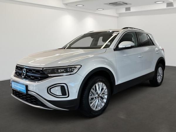 Weiß (pure white) Gebraucht 2024 VW T-Roc SUV | 21.700 € (Superpreis) - Bild 1/4