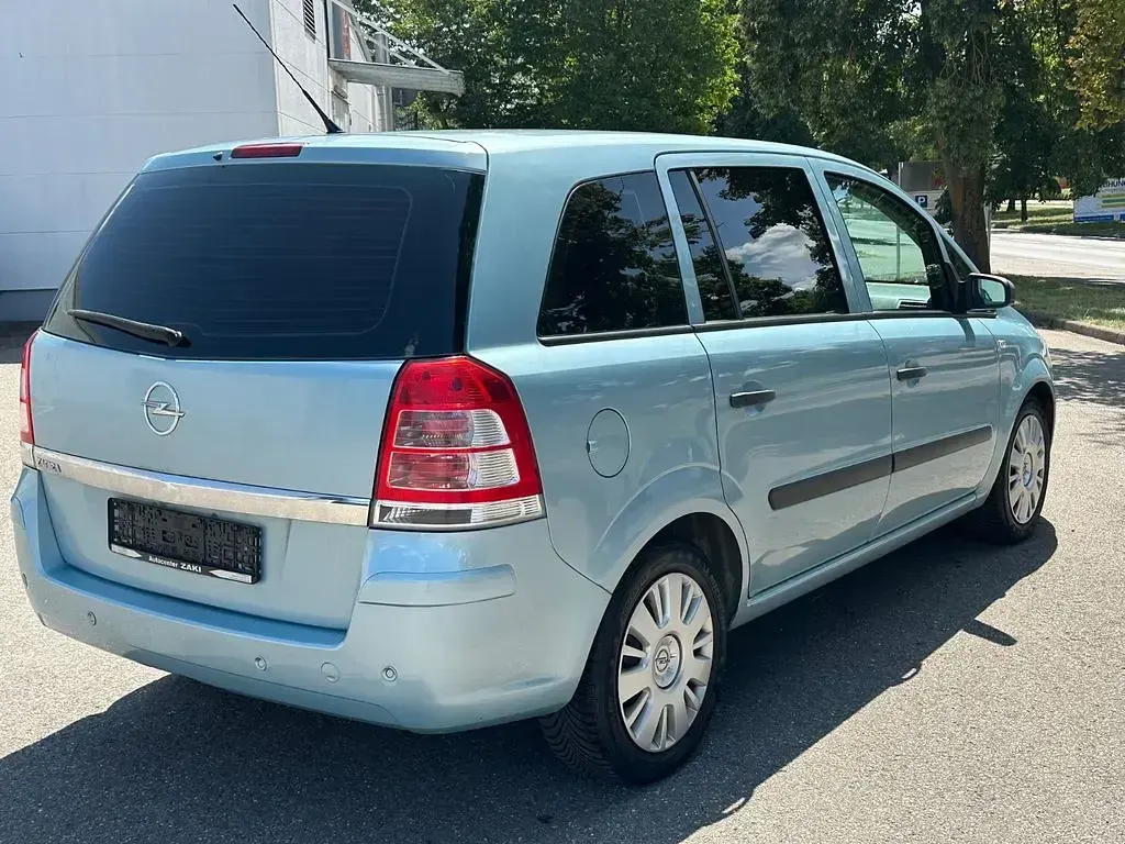 Gebraucht Opel Zafira Selection 140 PS (102 kW) 2009 Blau Van / Kleinbus