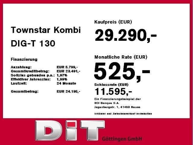 Neu 2025 Nissan Townstar 360º Kombi | 29.290 € (Superpreis) - Bild 1/1