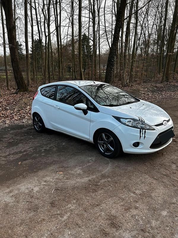 Gebraucht Ford Fiesta Trend 82 PS (60 kW) 2009 Weiß Kleinwagen