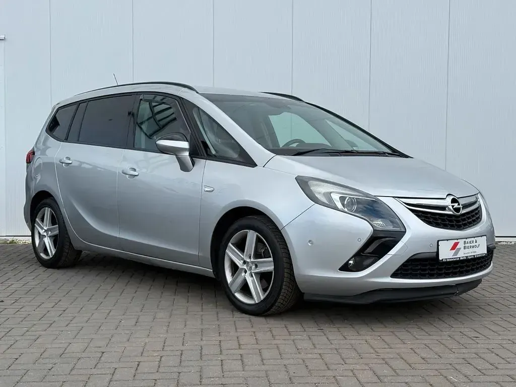 Gebraucht Opel Zafira Tourer Edition 140 PS (102 kW) 2012 Silber Van / Kleinbus
