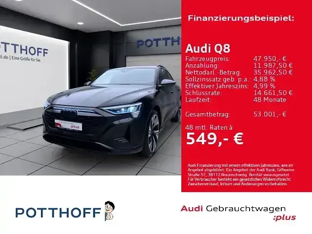 Gebraucht Audi Q8 e-tron S-Line 300 kW (408 PS) 2023 SUV