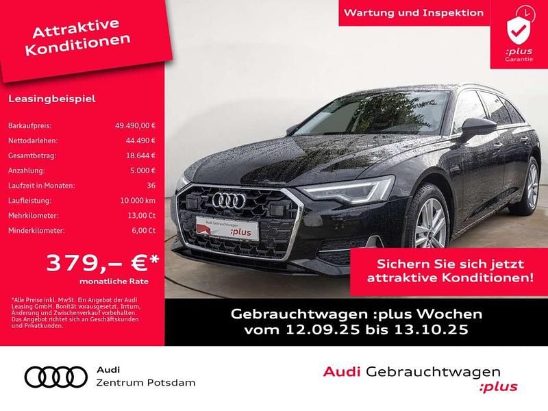 Mythosschwarz metallic Gebraucht 2024 Audi A6 Advanced Plus Kombi | 49.490 € (Etwas zu teuer) - Bild 1/3