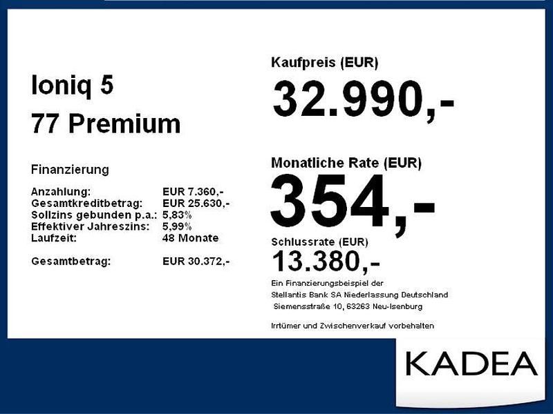 Gebraucht Hyundai Ioniq 5 54 kW (74 PS) 2024 Blau SUV