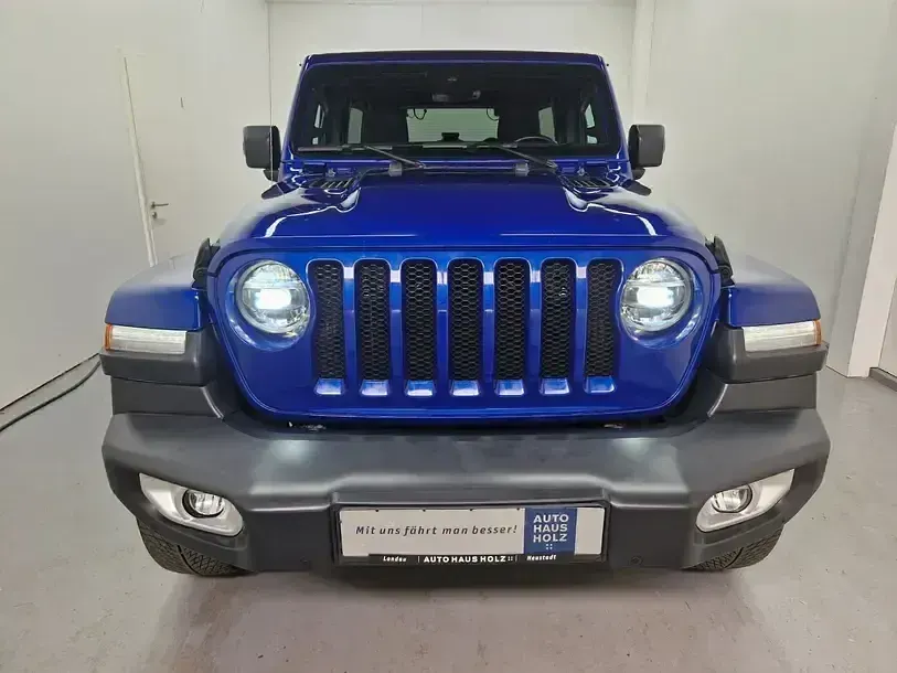 Gebraucht Jeep Wrangler Unlimited Sahara 200 PS (147 kW) 2020 Ocean blue c/c SUV