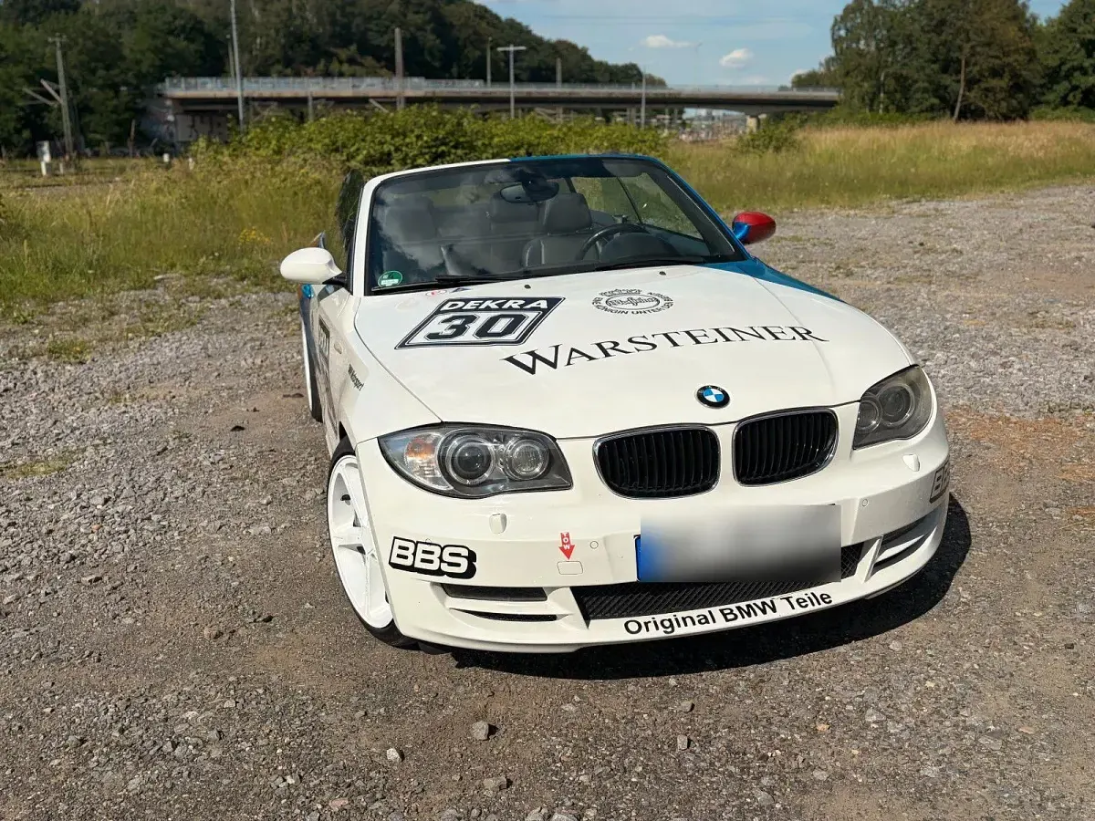 Gebraucht BMW 120 Cabriolet Sport Line 177 PS (130 kW) 2008 Weiß Cabrio
