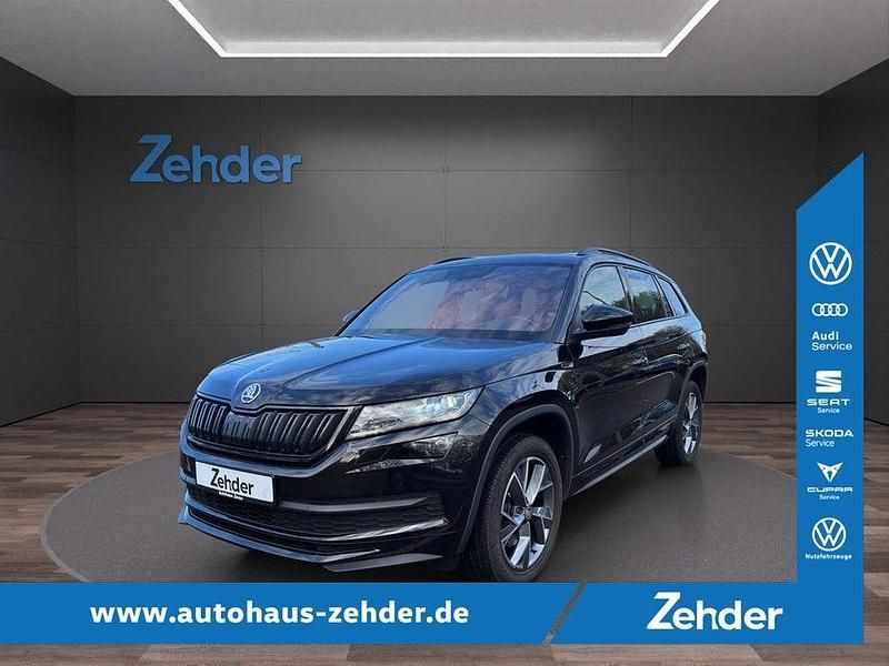 Schwarz Gebraucht 2021 Skoda Kodiaq SportLine SUV | 30.944 € (Guter Preis) - Bild 1/4