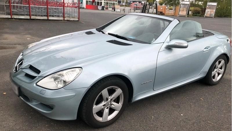 Gebraucht Mercedes SLK200 2004 Silber Cabrio