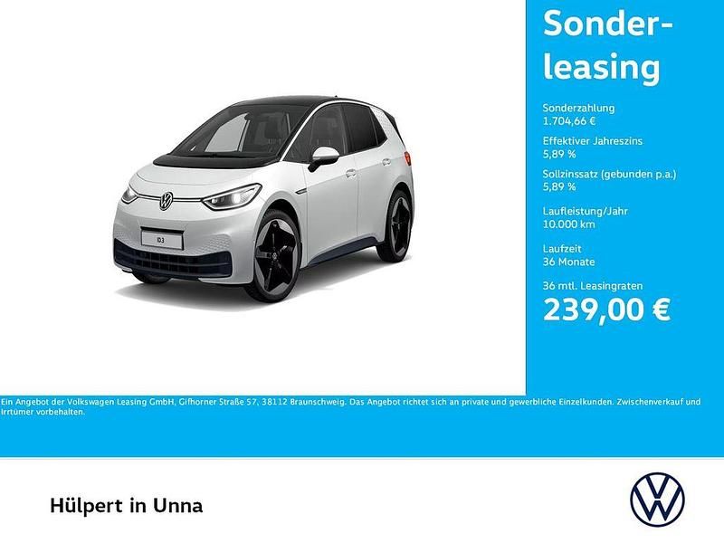Weiß Gebraucht 2022 VW ID.3 Pro Performance Kleinwagen | 21.711 € (Guter Preis) - Bild 1/4