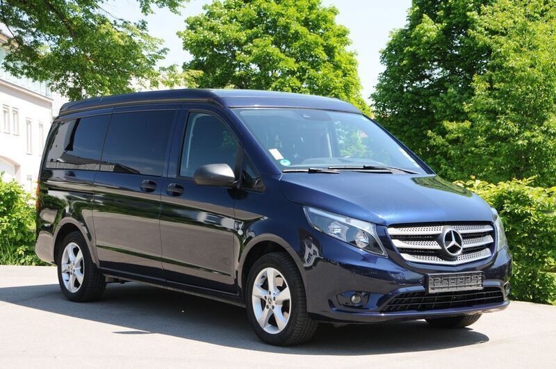 Blau Gebraucht 2018 Mercedes V250 Marco Polo Van / Kleinbus | 39.000 € (Superpreis) - Bild 1/4