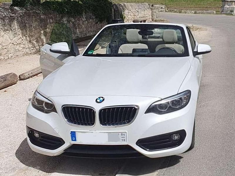 Gebraucht BMW 218 Sport Line 136 PS (100 kW) 2018 Weiß Cabrio