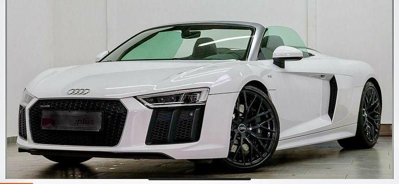 Weiß Gebraucht 2018 Audi R8 Spyder Sport Cabrio | 126.900 € - Bild 1/2