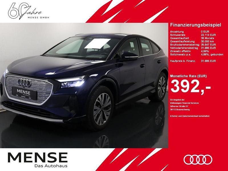 Navarrablaumet. Gebraucht 2022 Audi Q4 Sportback e-tron Advanced Plus SUV | 31.885 € (Fairer Preis) - Bild 1/4