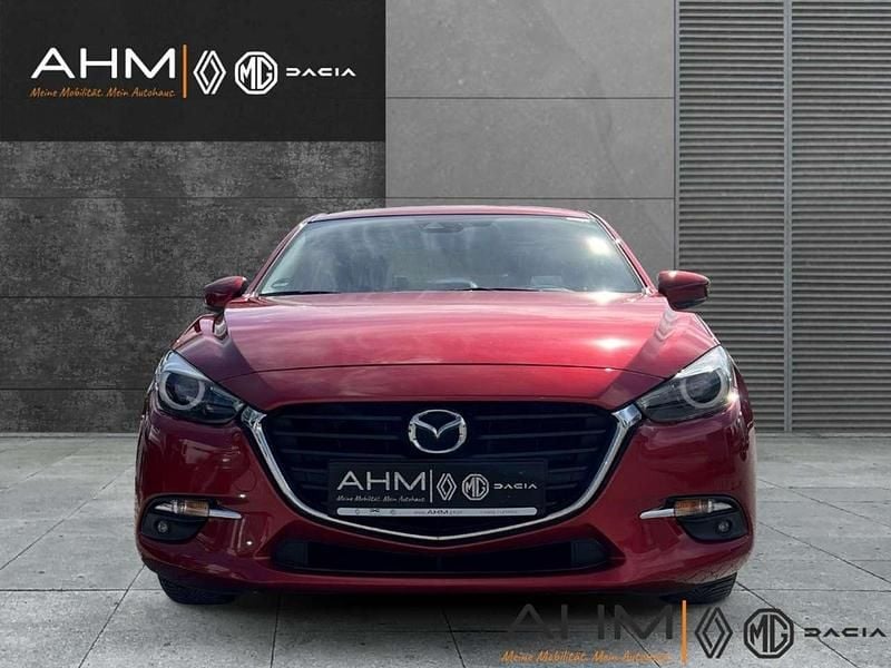 Gebraucht Mazda 3 Exclusive-Line 120 PS (88 kW) 2017 Rot Kleinwagen