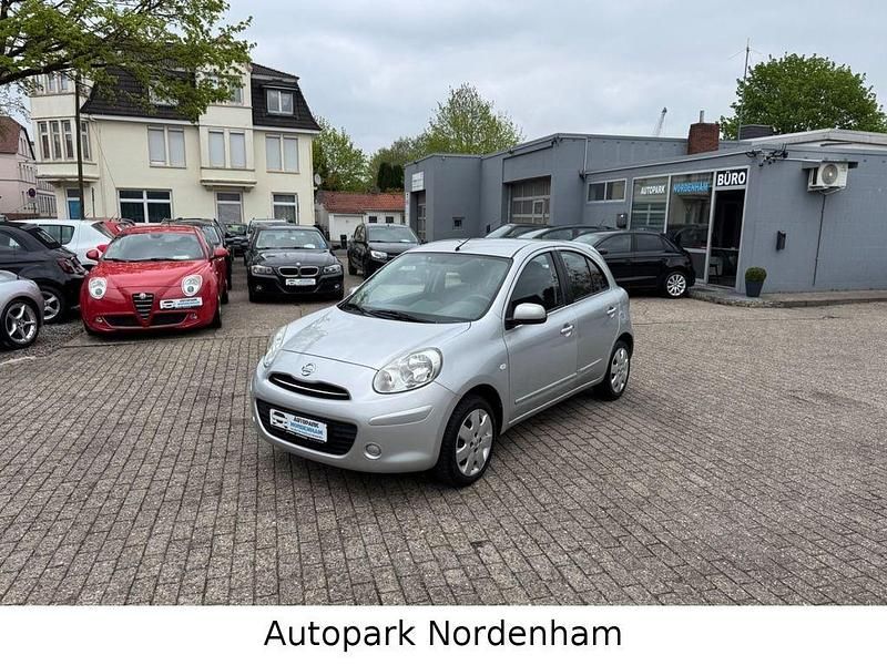 Silber Gebraucht 2011 Nissan Micra Visia Kleinwagen | 3.450 € (Fairer Preis) - Bild 1/4
