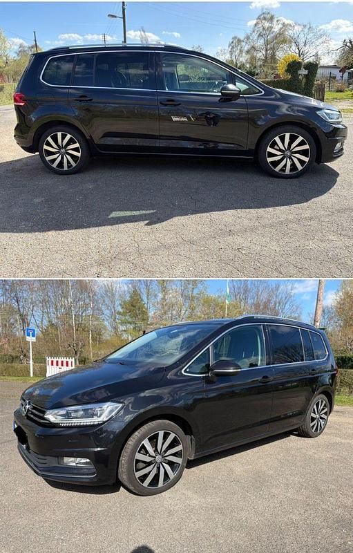 Gebraucht VW Touran Highline 150 PS (110 kW) 2016 Schwarz Van / Kleinbus