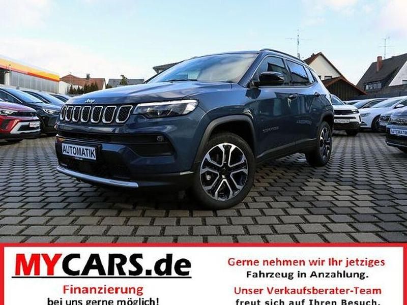 Blau Gebraucht 2023 Jeep Compass Limited SUV | 26.999 € (Fairer Preis) - Bild 1/3