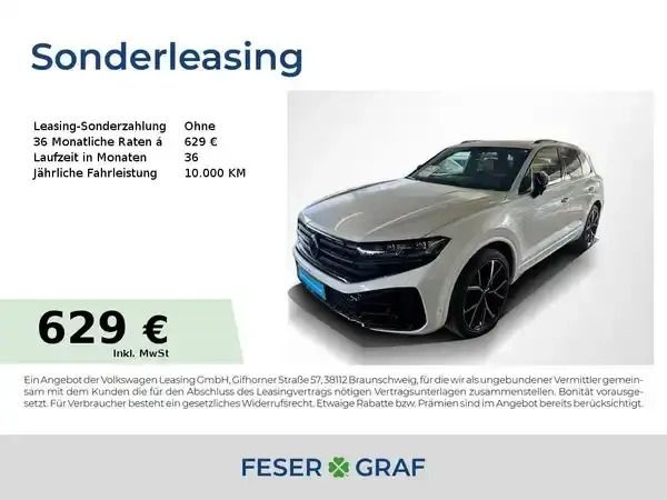Oryxweiß perlmutteffekt Gebraucht 2024 VW Touareg Style SUV | 66.340 € (Superpreis) - Bild 1/1