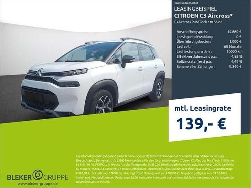 Weiss Gebraucht 2023 Citroën C3 Kleinwagen | 14.880 € (Fairer Preis) - Bild 1/3