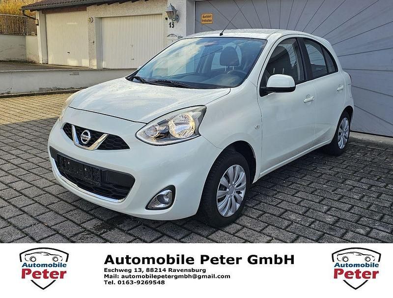 Weiß Gebraucht 2014 Nissan Micra Acenta Limousine | 7.200 € (Fairer Preis) - Bild 1/4
