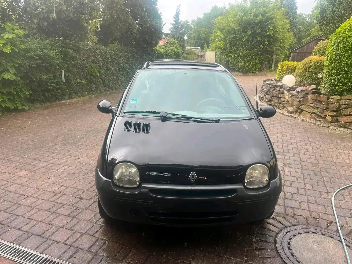 Gebraucht Renault Twingo Authentique 58 PS (42 kW) 2001 Schwarz Kleinwagen