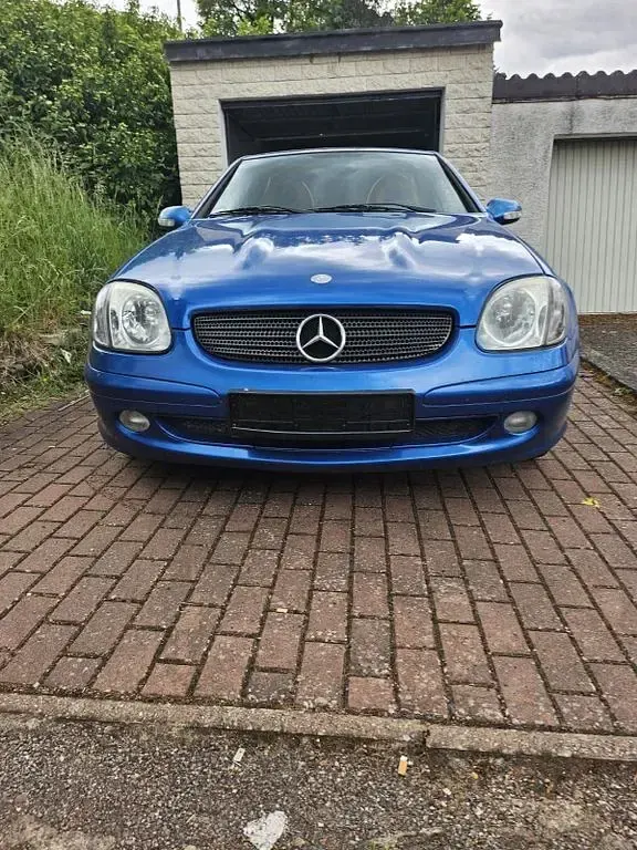 Gebraucht Mercedes SLK200 163 PS (119 kW) 2003 Blau Cabrio