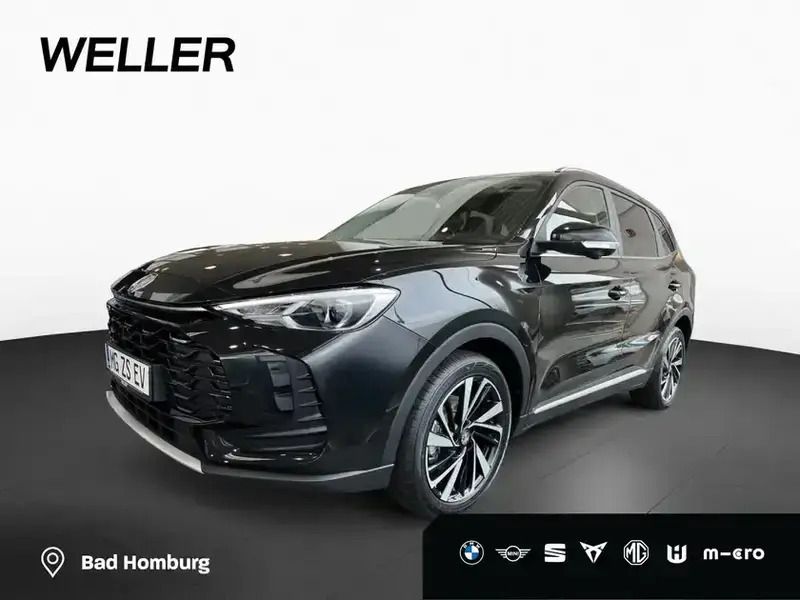 Neu MG ZS 197 PS (144 kW) 2025 Pebble black (schwarz) Limousine