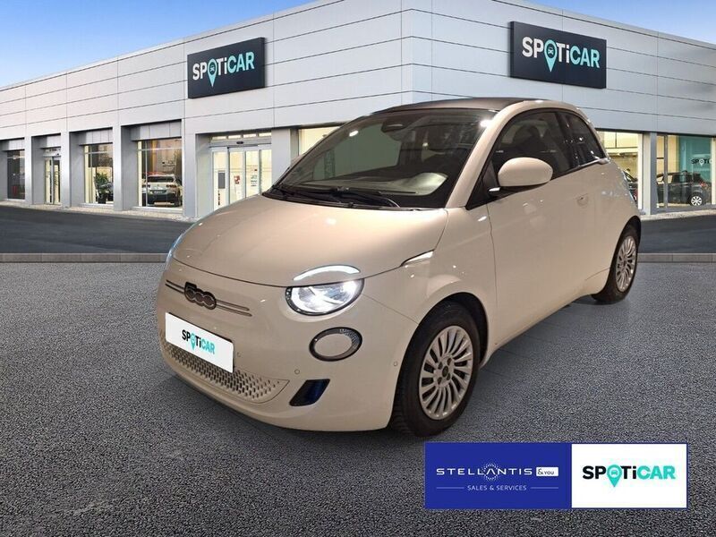 Weiß Gebraucht 2023 Fiat 500e Cabrio | 23.980 € (Fairer Preis) - Bild 1/4