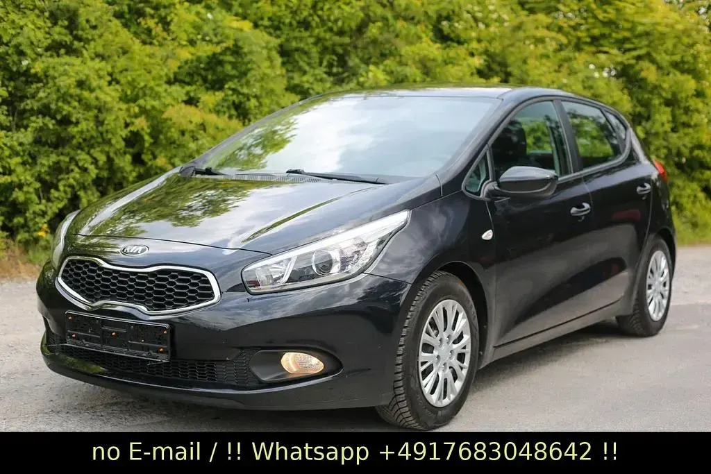 Gebraucht Kia Ceed 99 PS (72 kW) 2013 Schwarz Kleinwagen