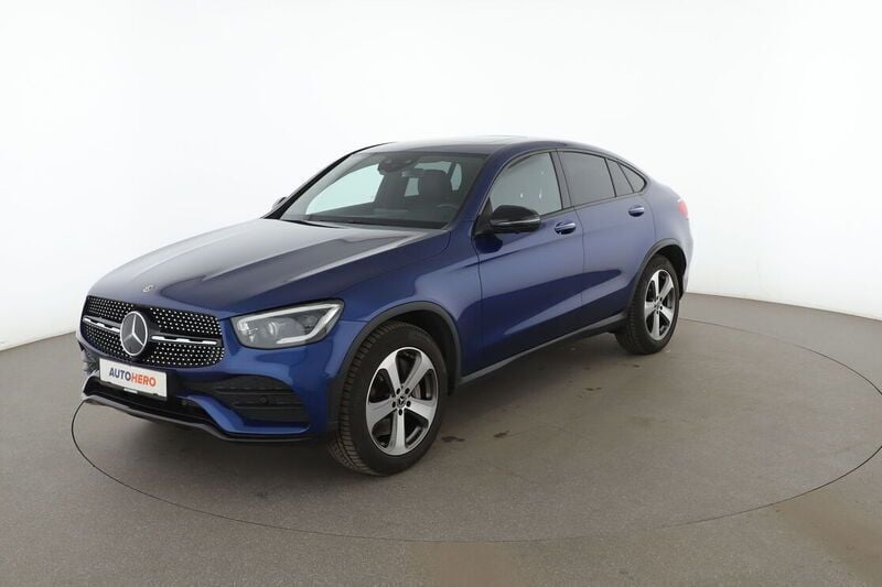 Blau Gebraucht 2020 Mercedes GLC400d AMG line Coupé | 43.050 € (Guter Preis) - Bild 1/4