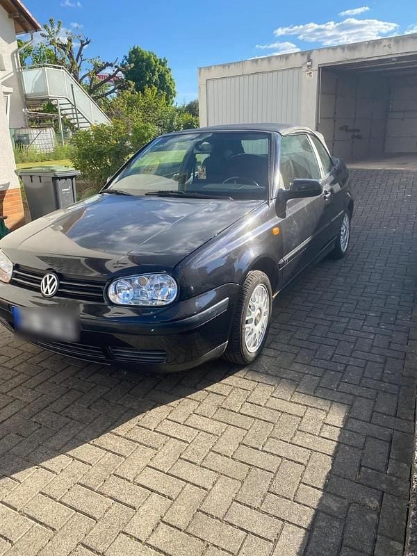 Schwarz Gebraucht 1999 VW Golf Cabriolet Cabrio | 1.600 € (Guter Preis) - Bild 1/4