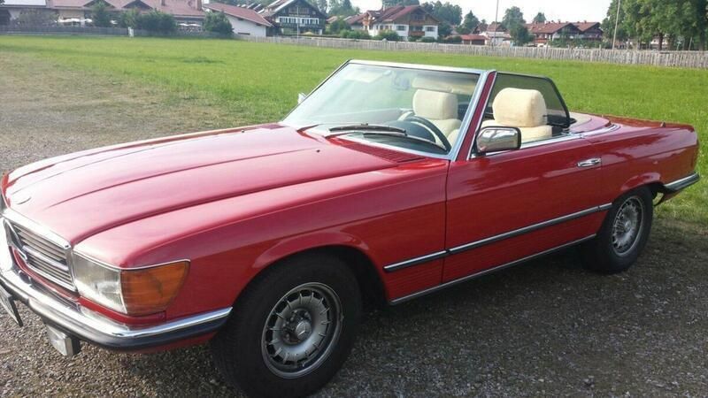 Rot Gebraucht 1980 Mercedes SL280 Cabrio | 30.900 € - Bild 1/4