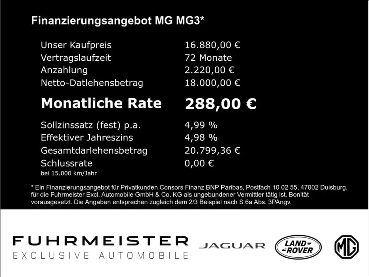 Gebraucht MG MG3 Comfort 194 PS (142 kW) 2024 Blau Kleinwagen