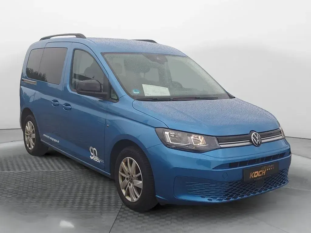 Gebraucht VW Caddy Life 123 PS (90 kW) 2021 Costa azul metallic Van / Kleinbus