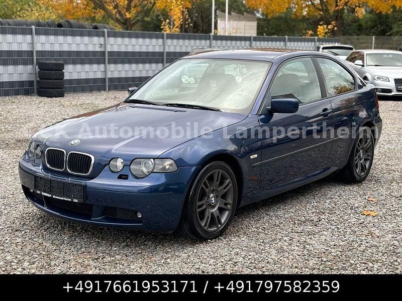 Blau Gebraucht 2003 BMW 316 Compact M Sport Kleinwagen | 3.499 € (Fairer Preis) - Bild 1/4