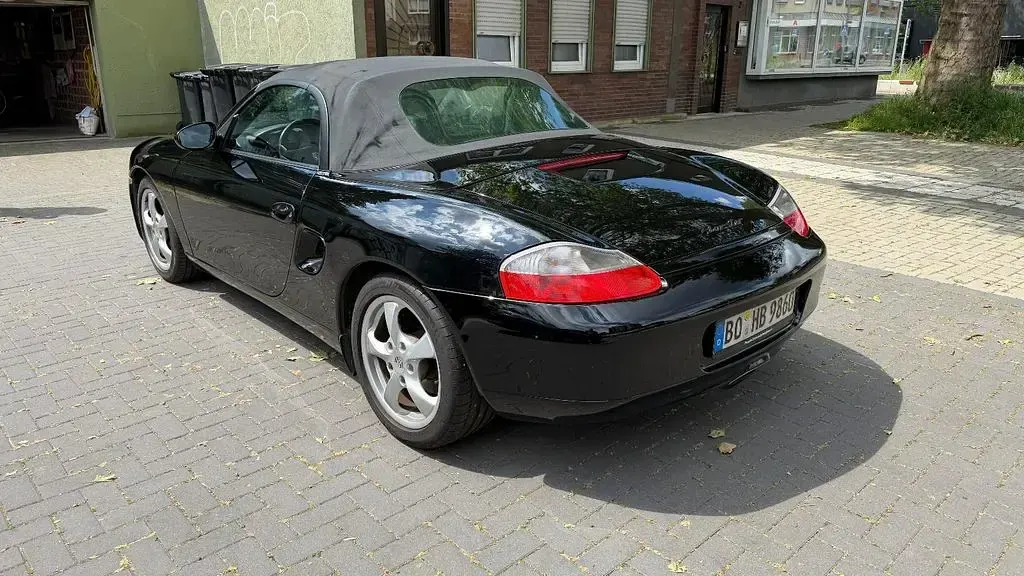 Gebraucht Porsche Boxster 228 PS (167 kW) 2002 Schwarz Cabrio